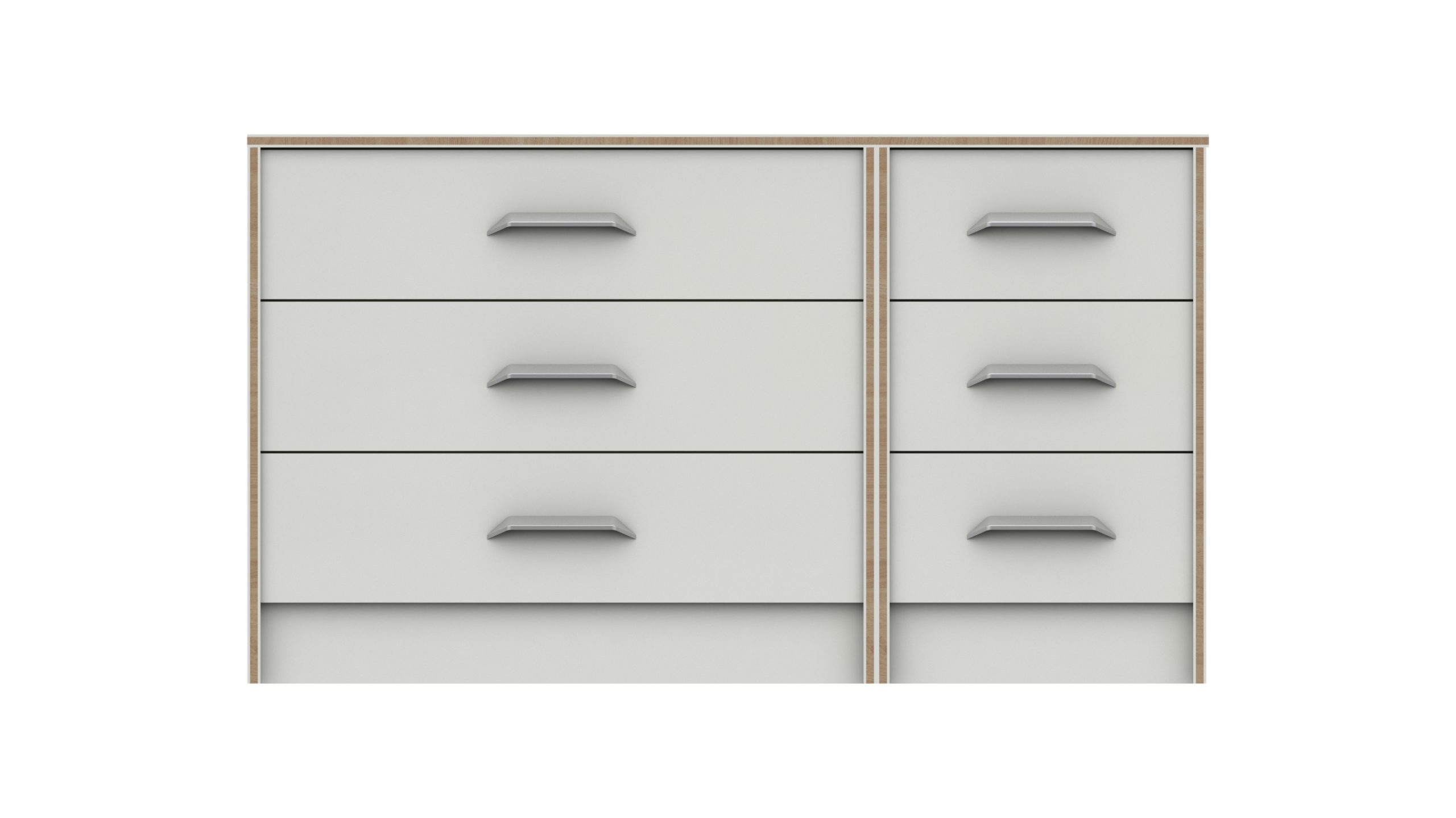 3 Drawer Double Chest (Range 2) Front