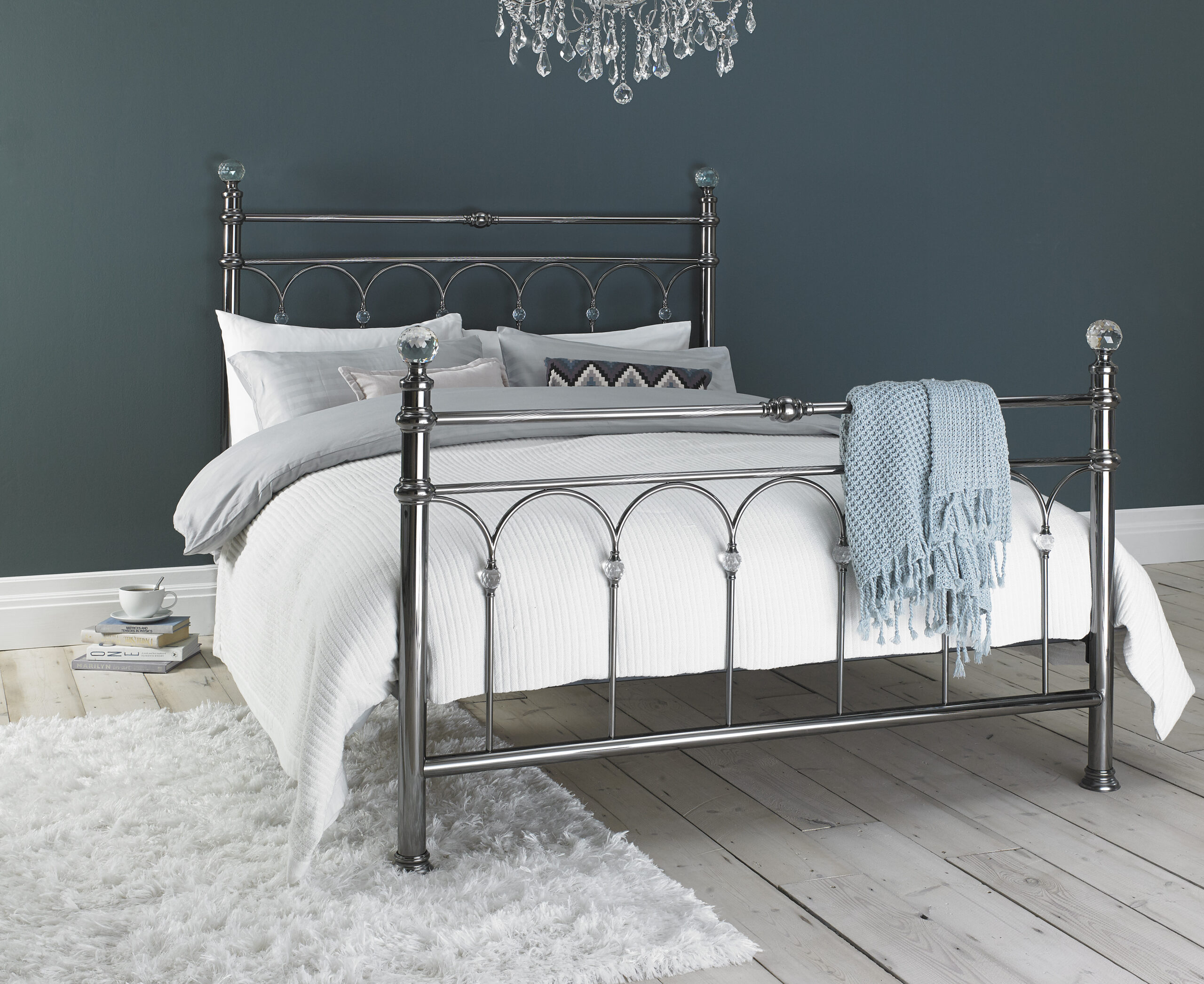 Bentley Designs Krystal Antique Nickel Bedstead- 135cm Double- Feature Bentley Designs Krystal Antique Nickel Bedstead 135cm Double Feature scaled